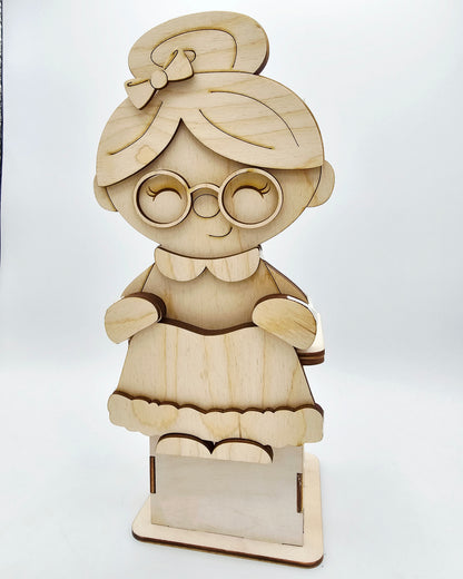 Santa & Mrs Claus Shelf Hanging