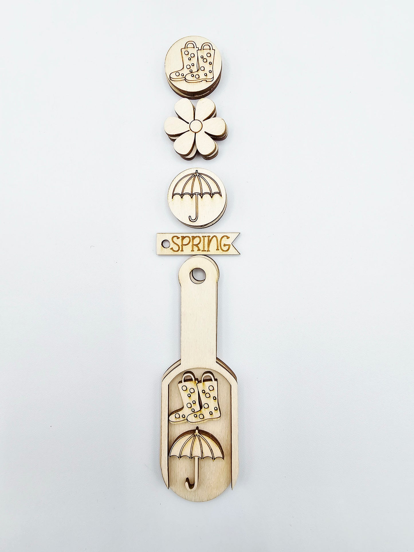 Spring Scoop Ornament Tag