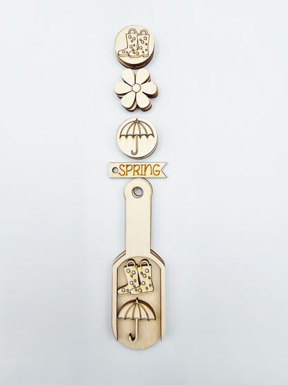 Spring Scoop Ornament Tag