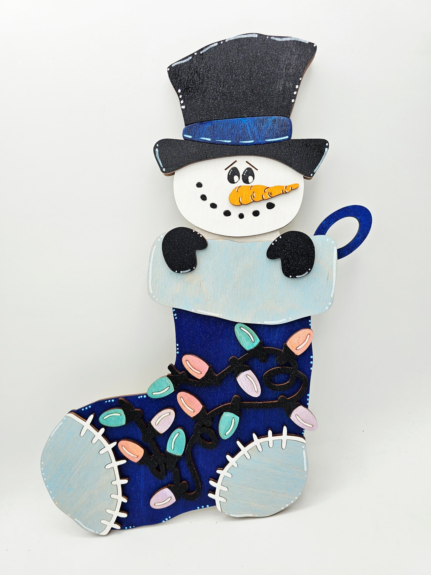 Snowman Stocking Leaner