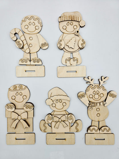 Christmas Gingie Sitters x5