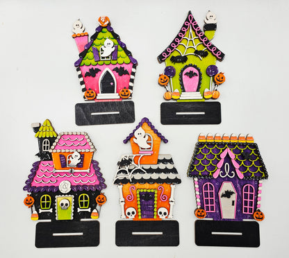 Mini Halloween Candy Houses