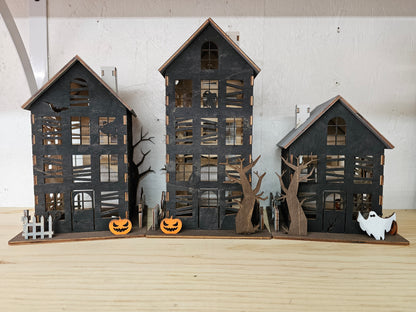 Haunted Houses - Set of 3