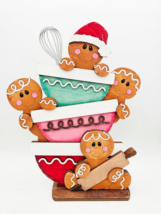 PAINTED - Gingie Mixing Bowl Sitter