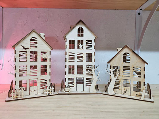 Haunted Houses - Set of 3