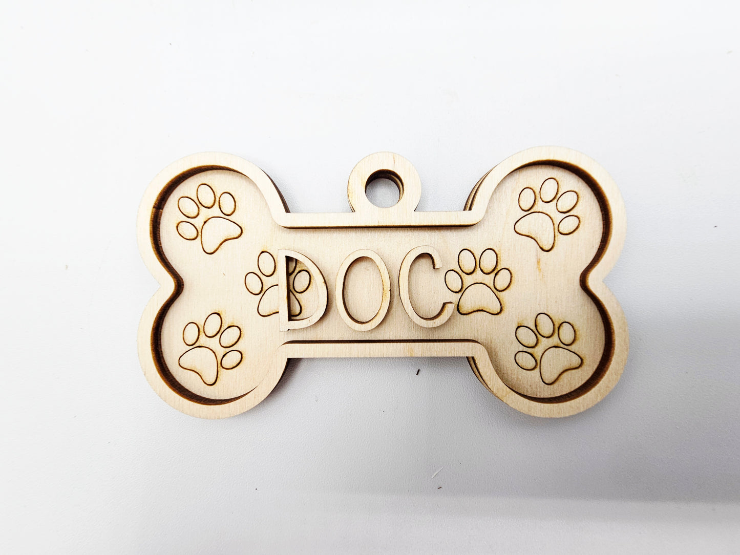 Dog Bone Ornament - Personalized