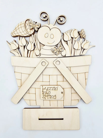 Spring Bee Basket - Large
