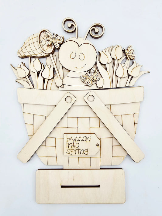 Spring Bee Basket - Large