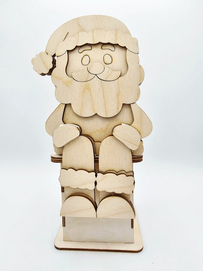 Santa & Mrs Claus Shelf Hanging