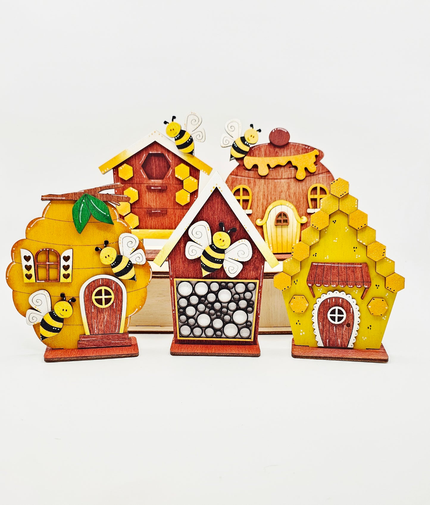 PAINTED - Mini Bee Houses