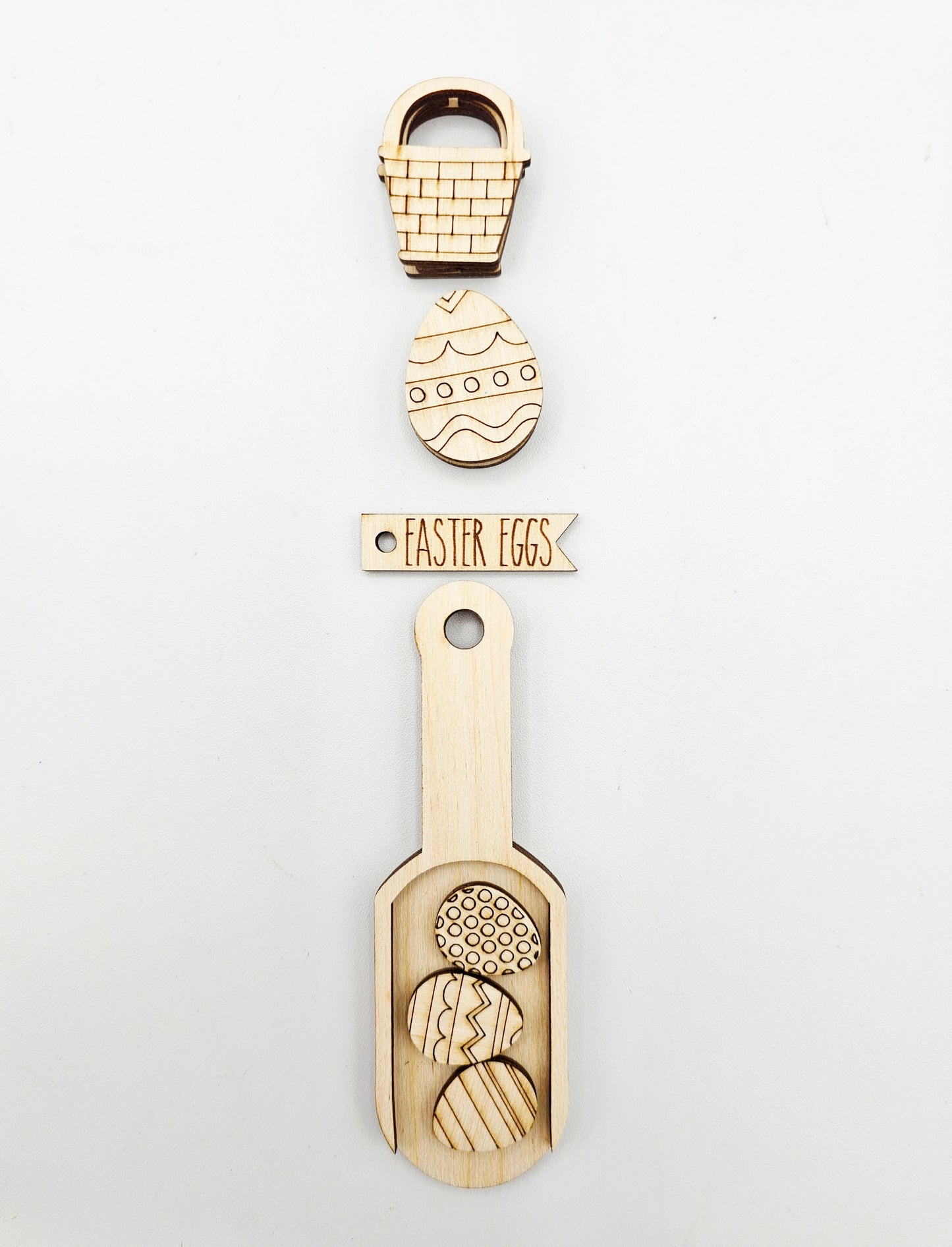 Easter Scoop Ornament Tag