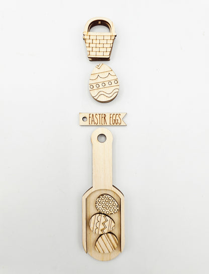 Easter Scoop Ornament Tag