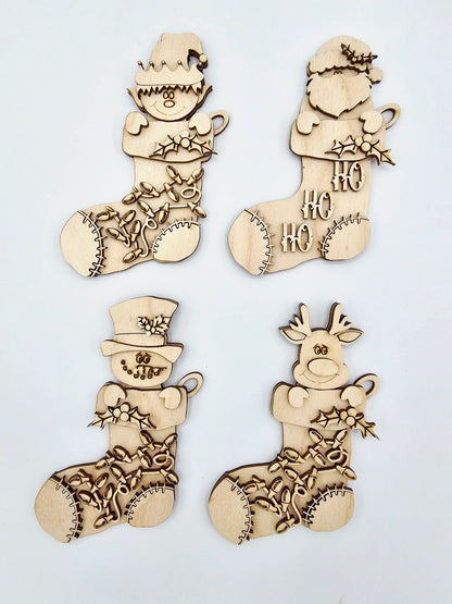 Mixed Stocking Ornaments