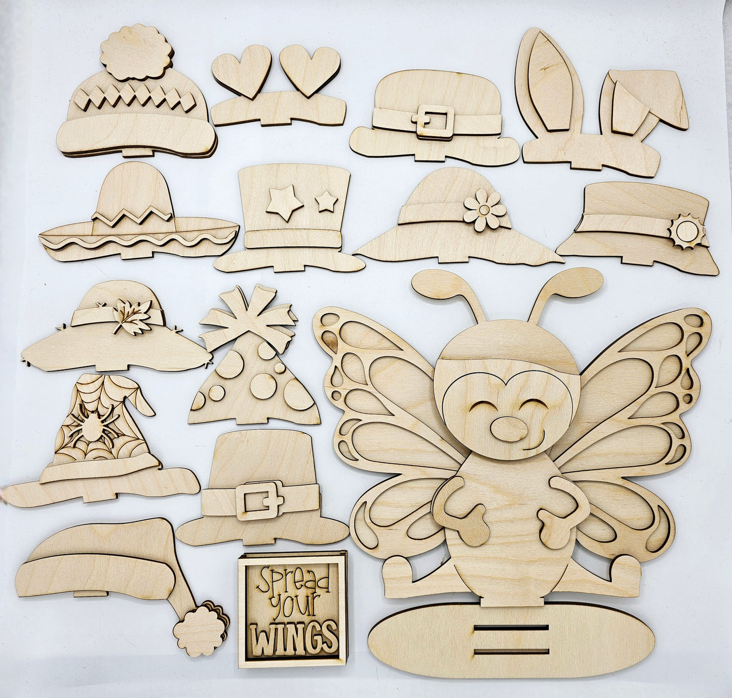 Animal Interchangeable Hat/Bow Kits