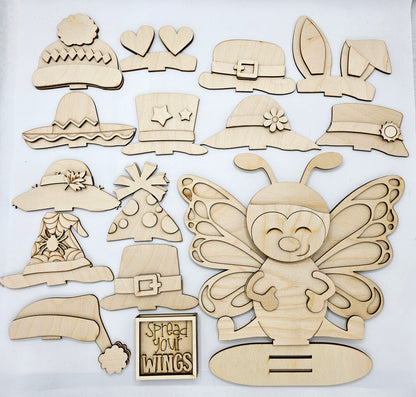 Animal Interchangeable Hat/Bow Kits