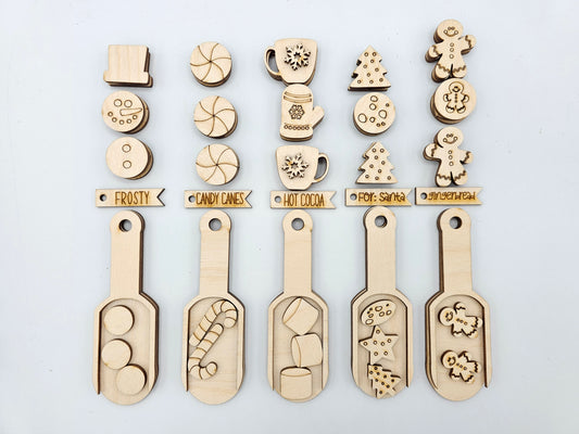Scoop Ornament Tag