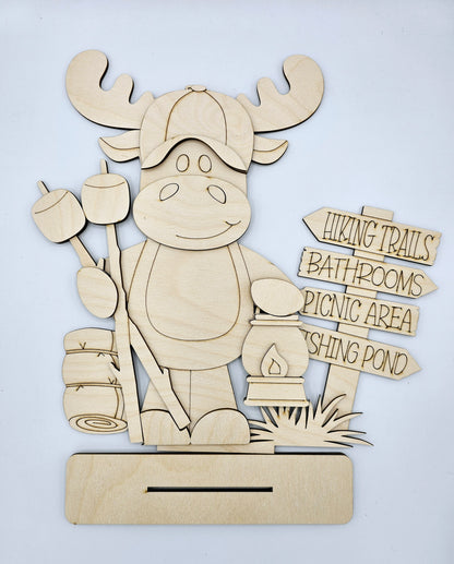 Camping Moose