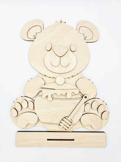Bear with Honey Pot