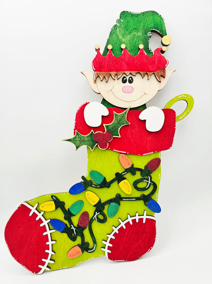 Elf Stocking Leaner