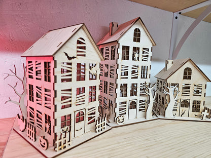 Haunted Houses - Set of 3