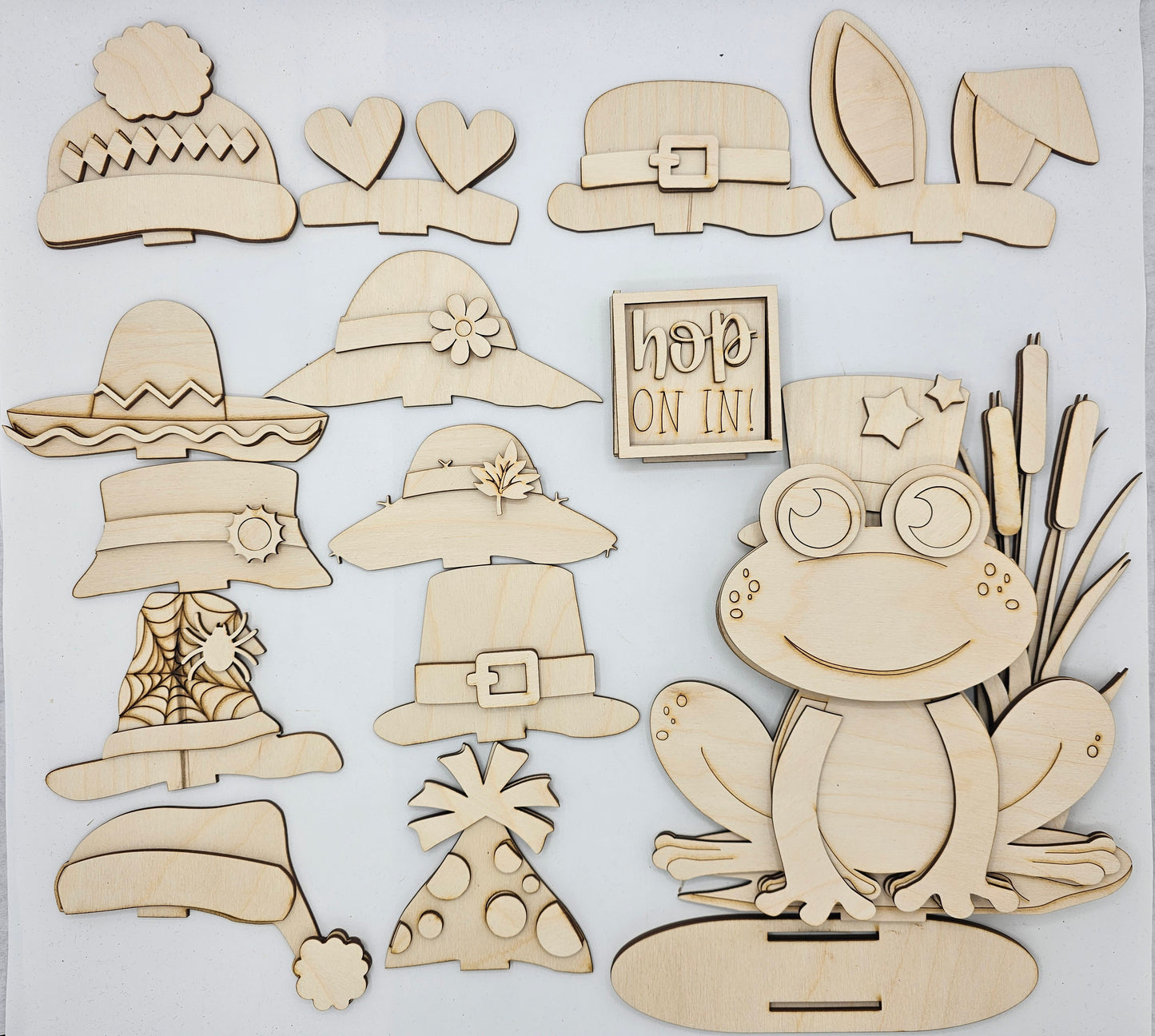 Animal Interchangeable Hat/Bow Kits
