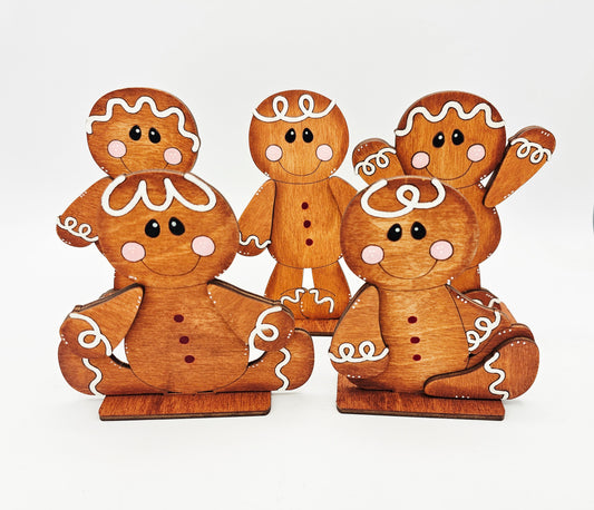 PAINTED - Gingie Sitters x5