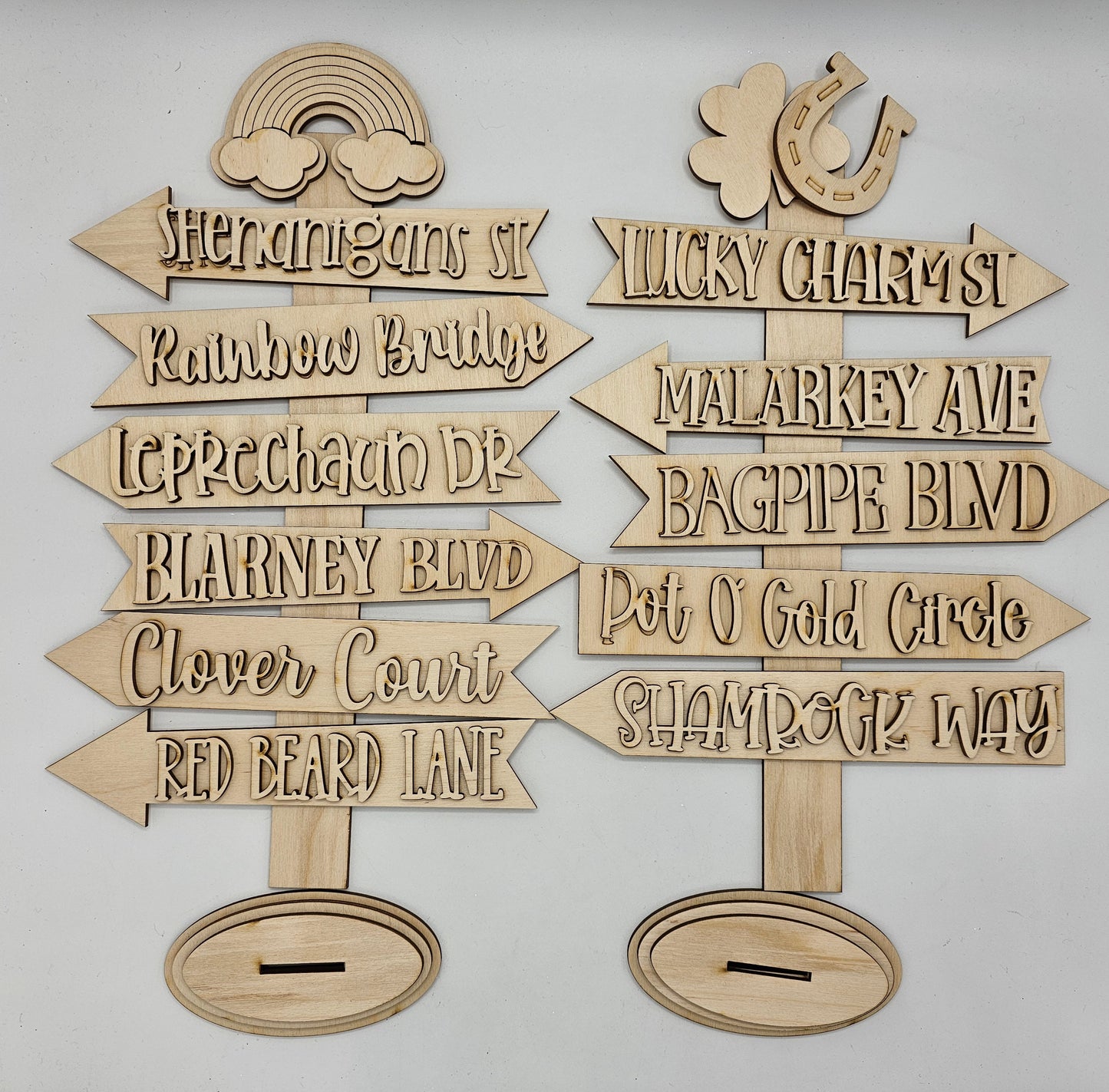 St. Patrick Arrow Street Sign