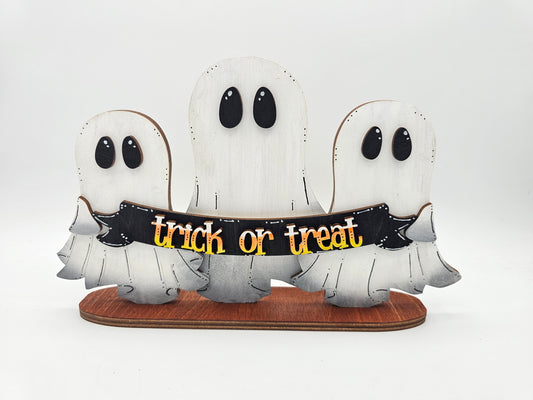 PAINTED - Trick or Treat Ghost Sitter