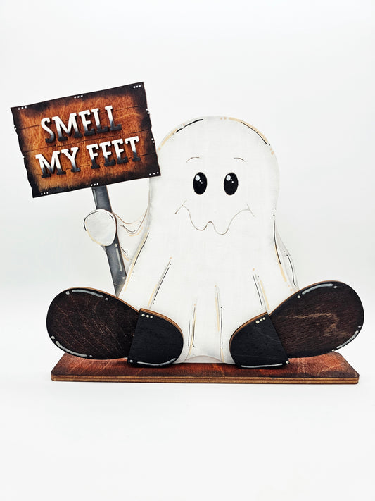 PAINTED - Smell My Feet Ghost Sitter