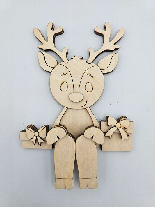 Reindeer Shelf Hanging
