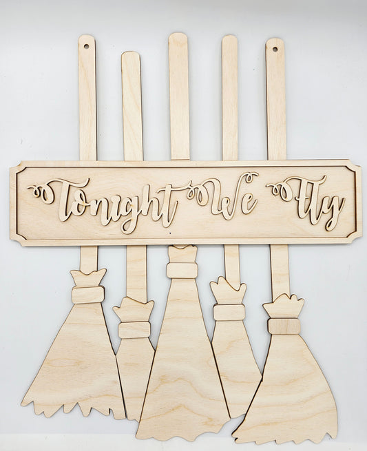 Tonight We Fly Door Hanger