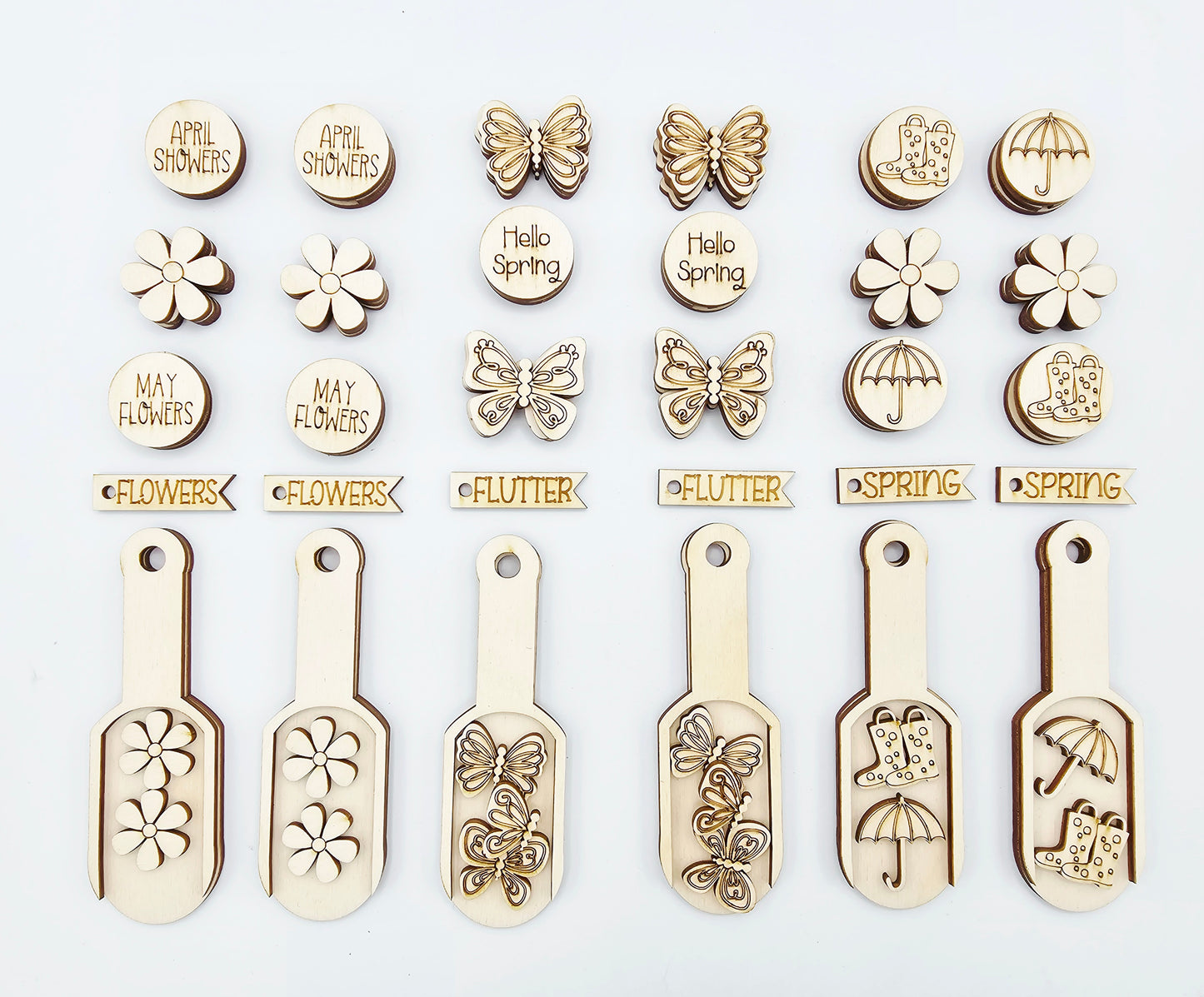 Spring Scoop Ornament Tag