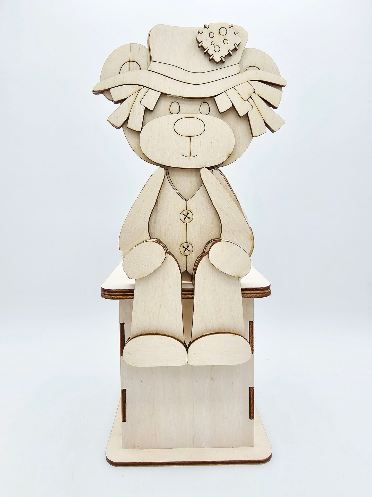 Scarecrow Bears Shelf Hanging