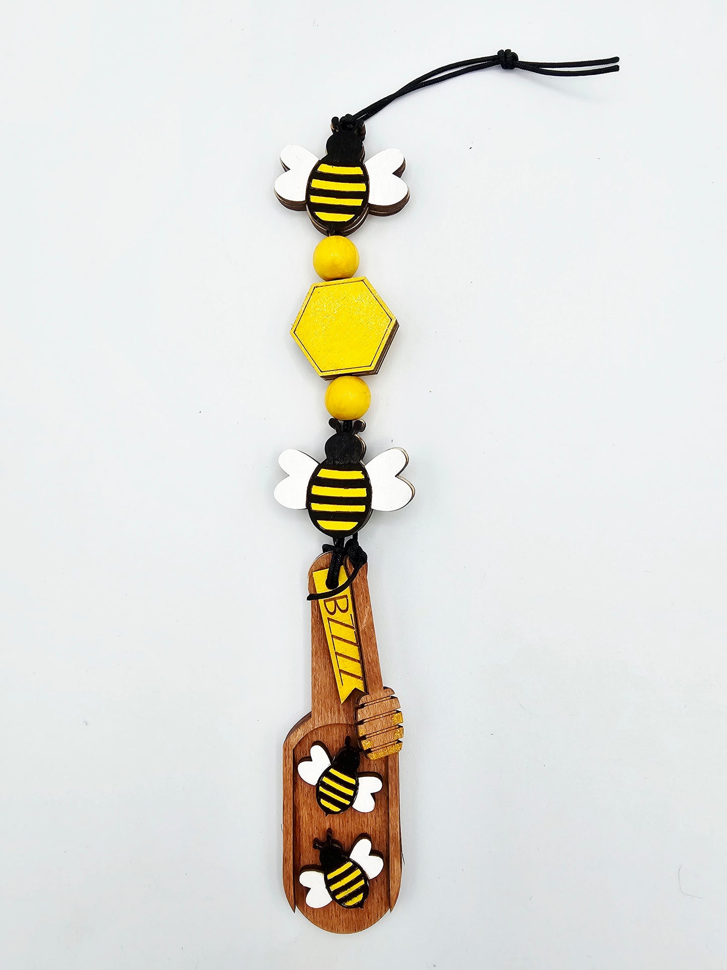Bee Scoop Ornament Tag
