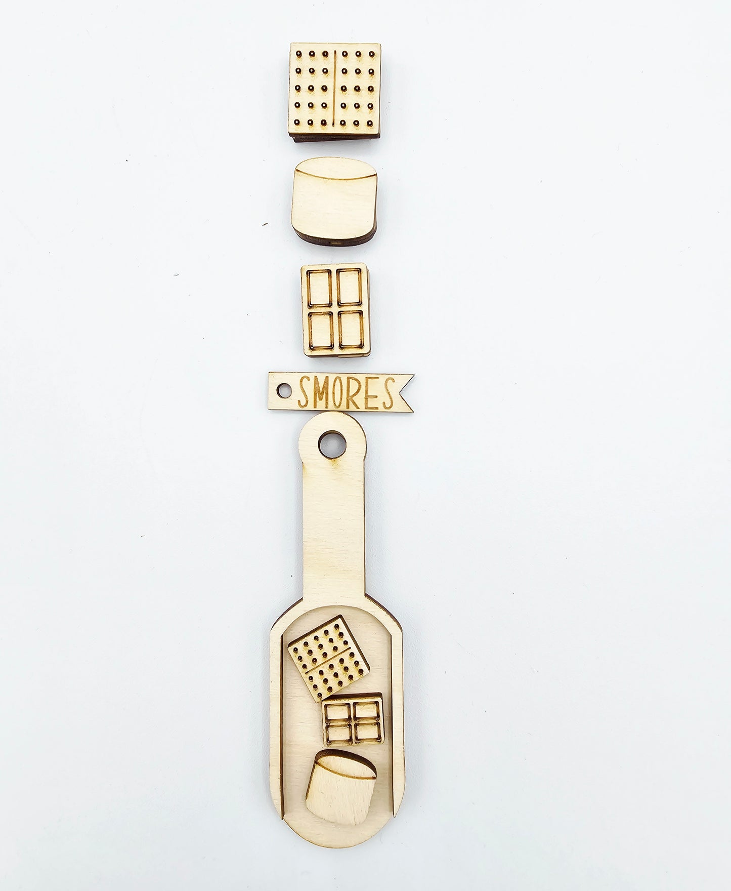 Smores' Scoop Ornament Tag