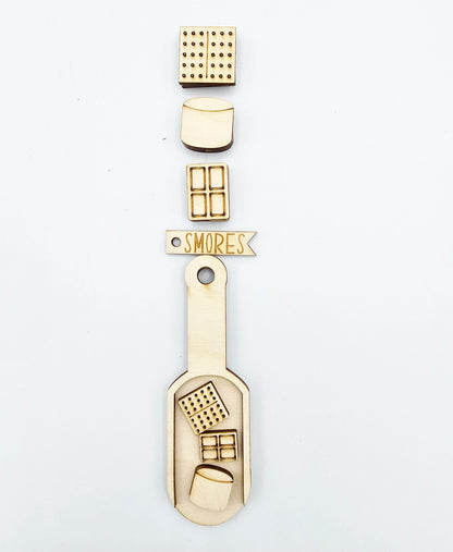 Smores' Scoop Ornament Tag