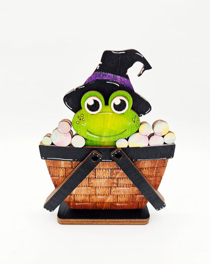 Frog Witch Basket - Small