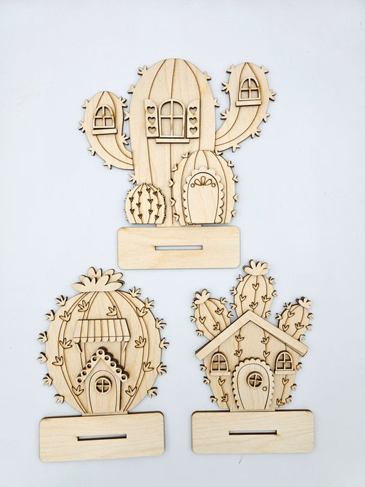 Mini Cactus Houses