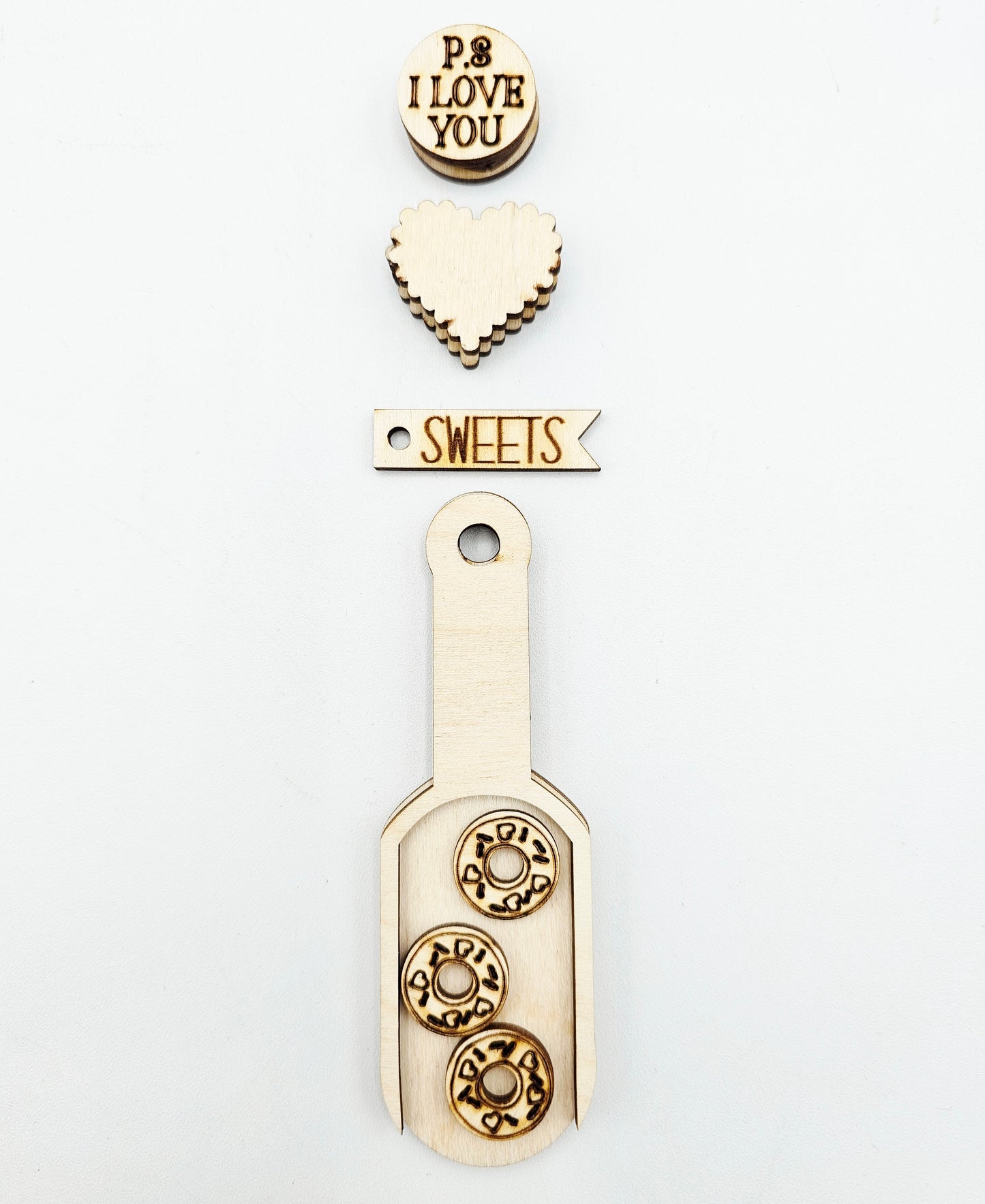 Valentine Scoop Ornament Tag