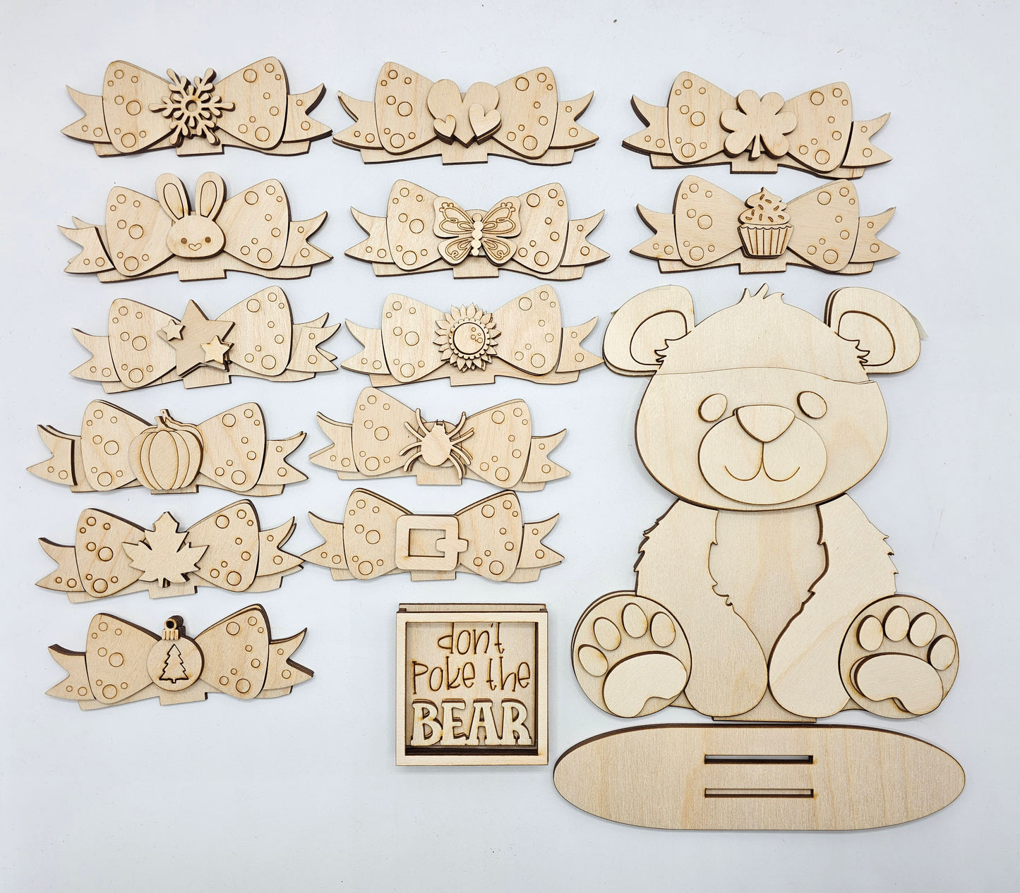 Animal Interchangeable Hat/Bow Kits