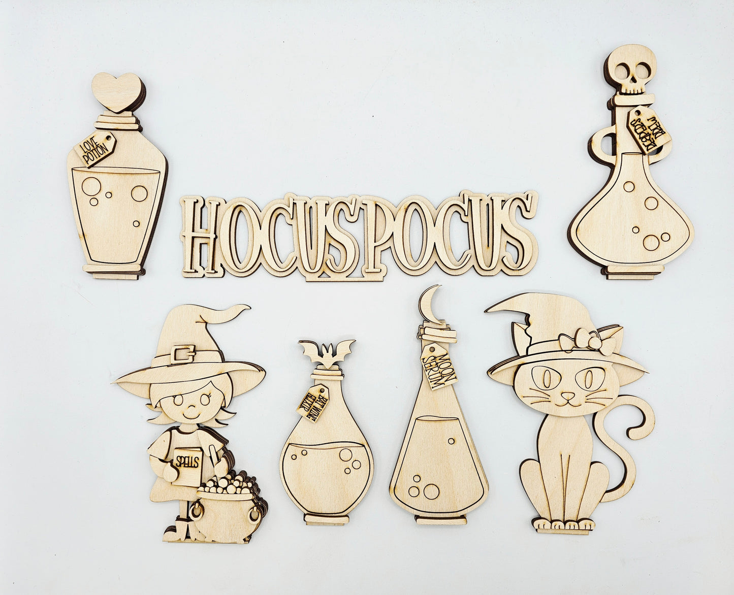 Halloween Witch - Wall Collage Sitters Set