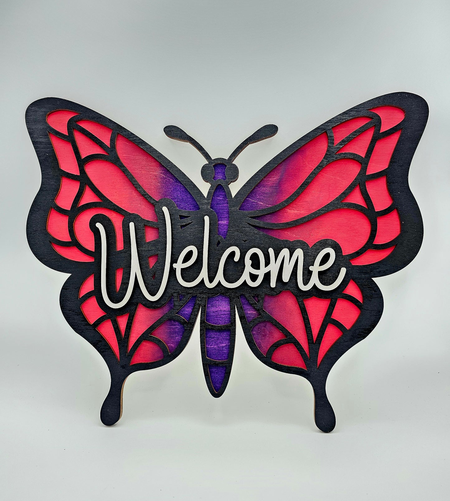 Butterfly Welcome Sign -2