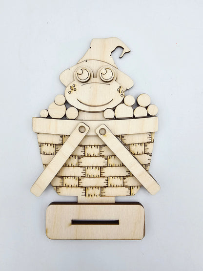 Frog Witch Basket - Small