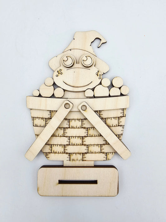 Frog Witch Basket - Small