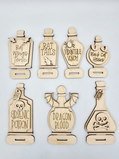 Potion Bottles x7