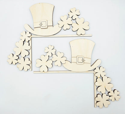 Hat & Clovers Door Corner Set