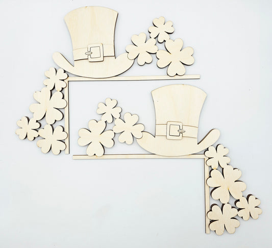Hat & Clovers Door Corner Set