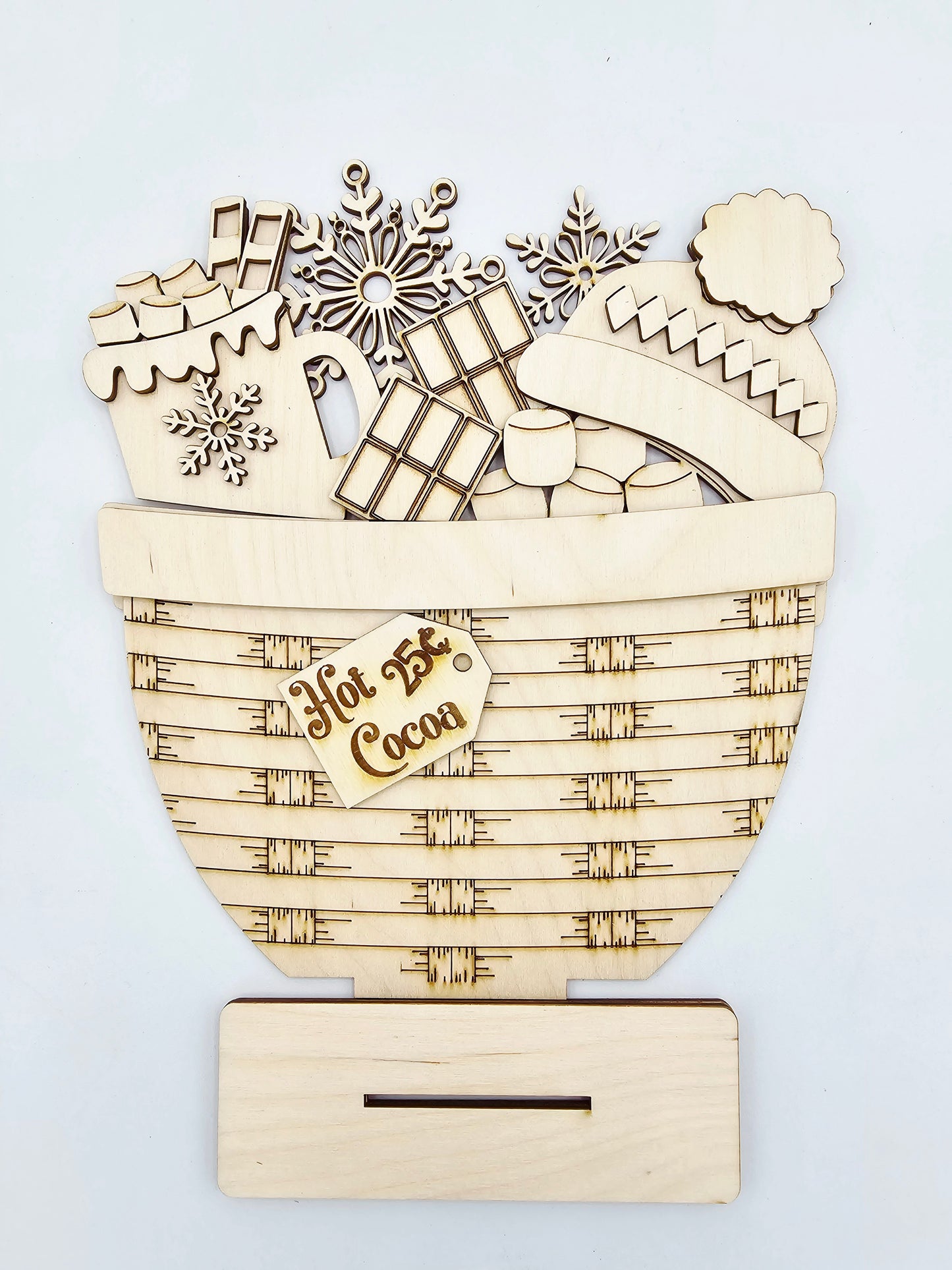 Winter Cocoa Basket - Large