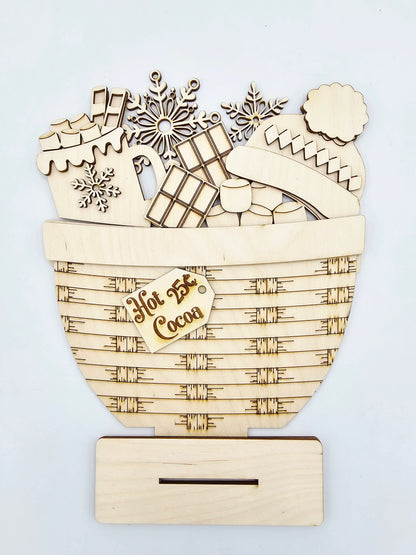 Winter Cocoa Basket - Large