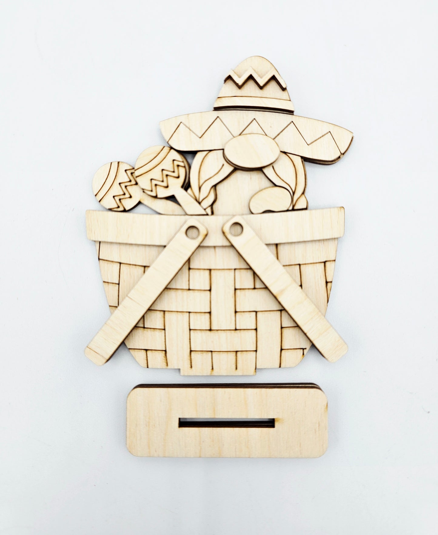 Cinco de Mayo Gnome Basket - Small